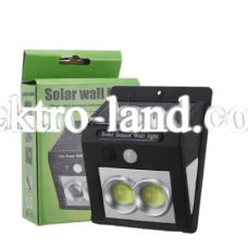 Светодиодный светильник уличный  на солнечных батареях Solar Wall Lamp с датчиком движения IP65 